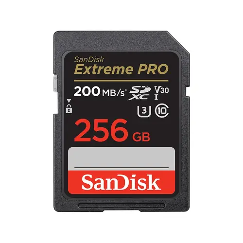 Карта памет SANDISK Extreme PRO SDXC, 256GB,UHS-1, Class 10, U3, 140 MB/s