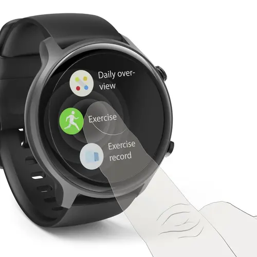 Смарт часовник Hama Fit Watch 6910, 1.28", GPS, Пулс, Кислород в къвта, Водоустойчив, Черен - image 5