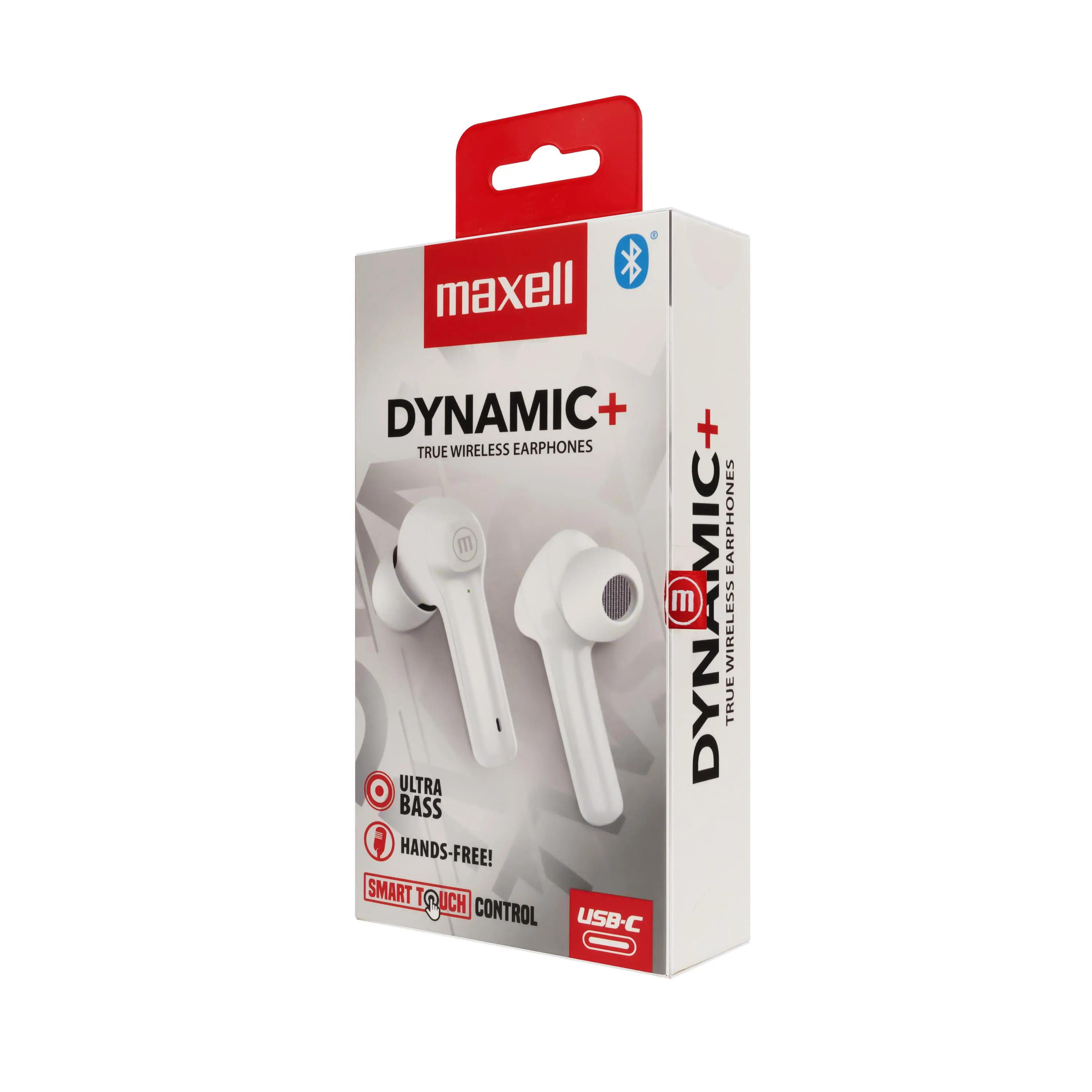 Блутут слушалки MAXELL Dynamic, Докинг кутийка, True Wireless, Бяли - image 1