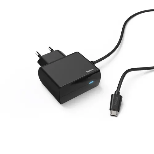 Зарядно HAMA 220V, micro USB, 2.4 A, Черен - image 1