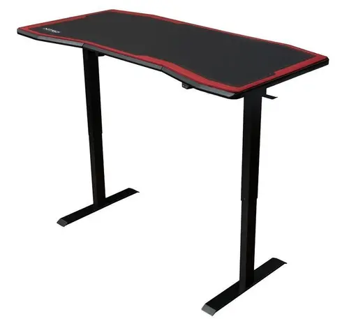 Геймърско бюро Nitro Concepts D16E, Carbon Red, Електрическо управление на височина - image 1