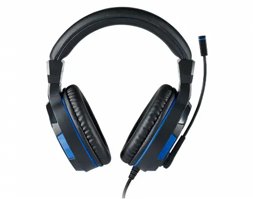 Геймърски слушалки Nacon Bigben PS4 Official Headset V3, Микрофон, Черен/Син - image 1