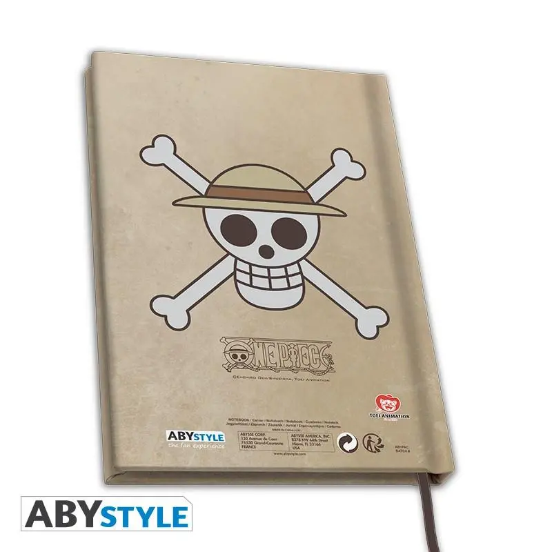 Тефтер ABYSTYLE ONE PIECE Notebook Wanted Luffy - image 1