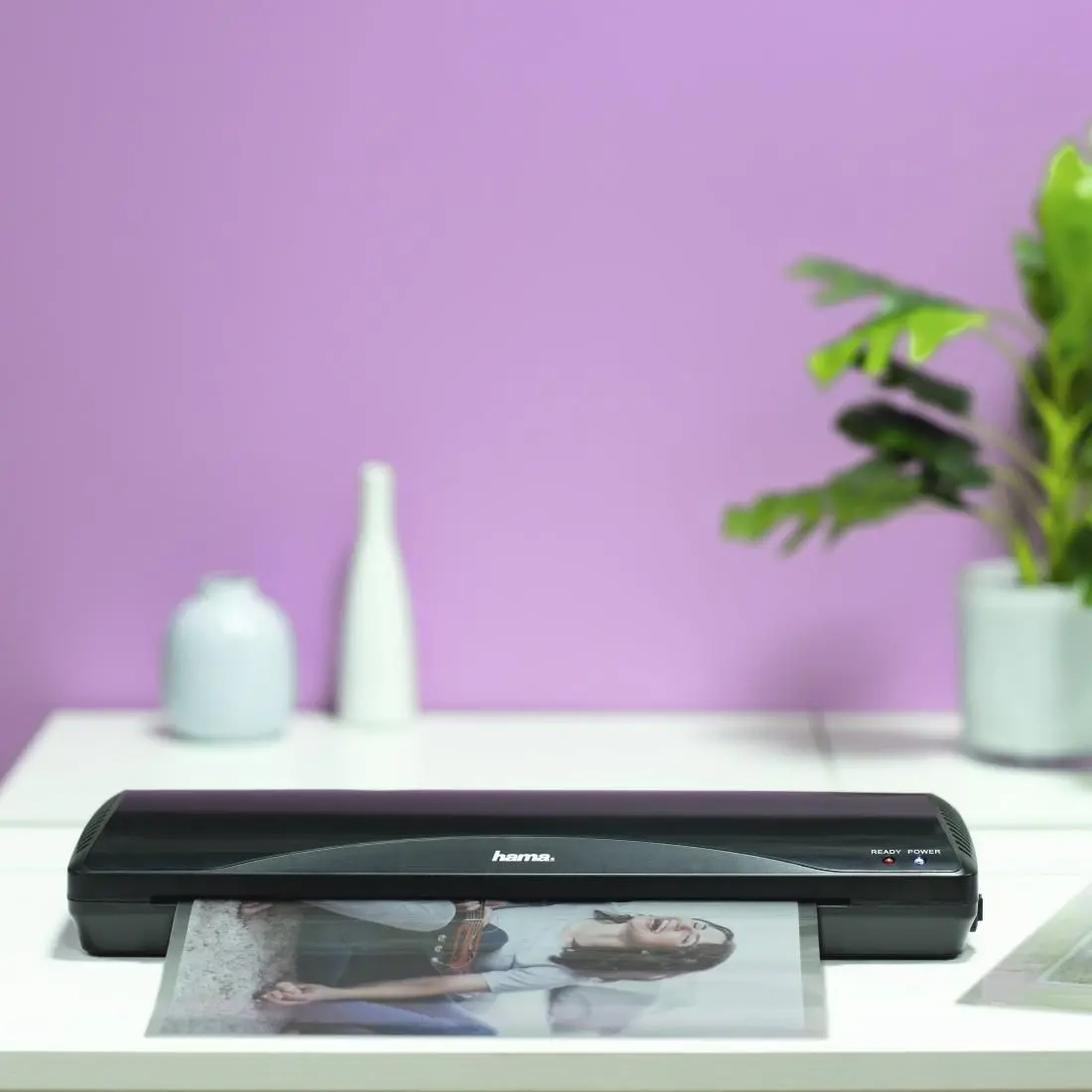Laminator HAMA Home & Office, A3/250, Negru - image 3