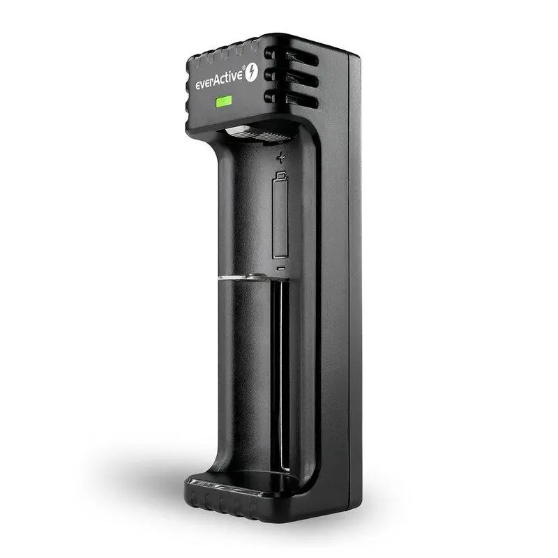 Încărcător pentru baterii LiIon 3,7v CR18650,CR123,14500 1 slot USB micro LC-100 EverActive