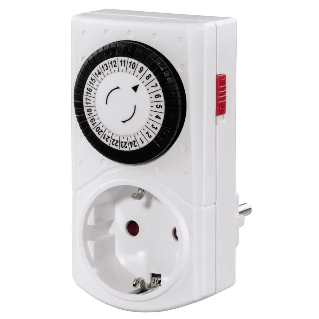 Temporizator mecanic zilnic HAMA Mini, Alb