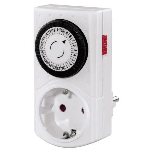 Temporizator mecanic zilnic HAMA Mini, Alb - 1