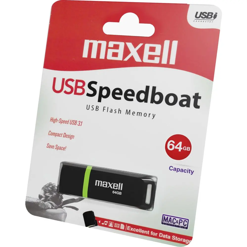 Memorie USB MAXELL SPEEDBOAT, 64GB - image 1