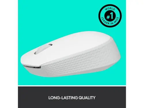 Безжична оптична мишка LOGITECH M171, USB, Бял - image 2