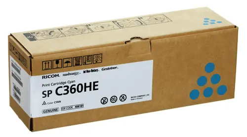 Тонер касета Ricoh SPC360HE, 5000 копия, Cyan - image 1