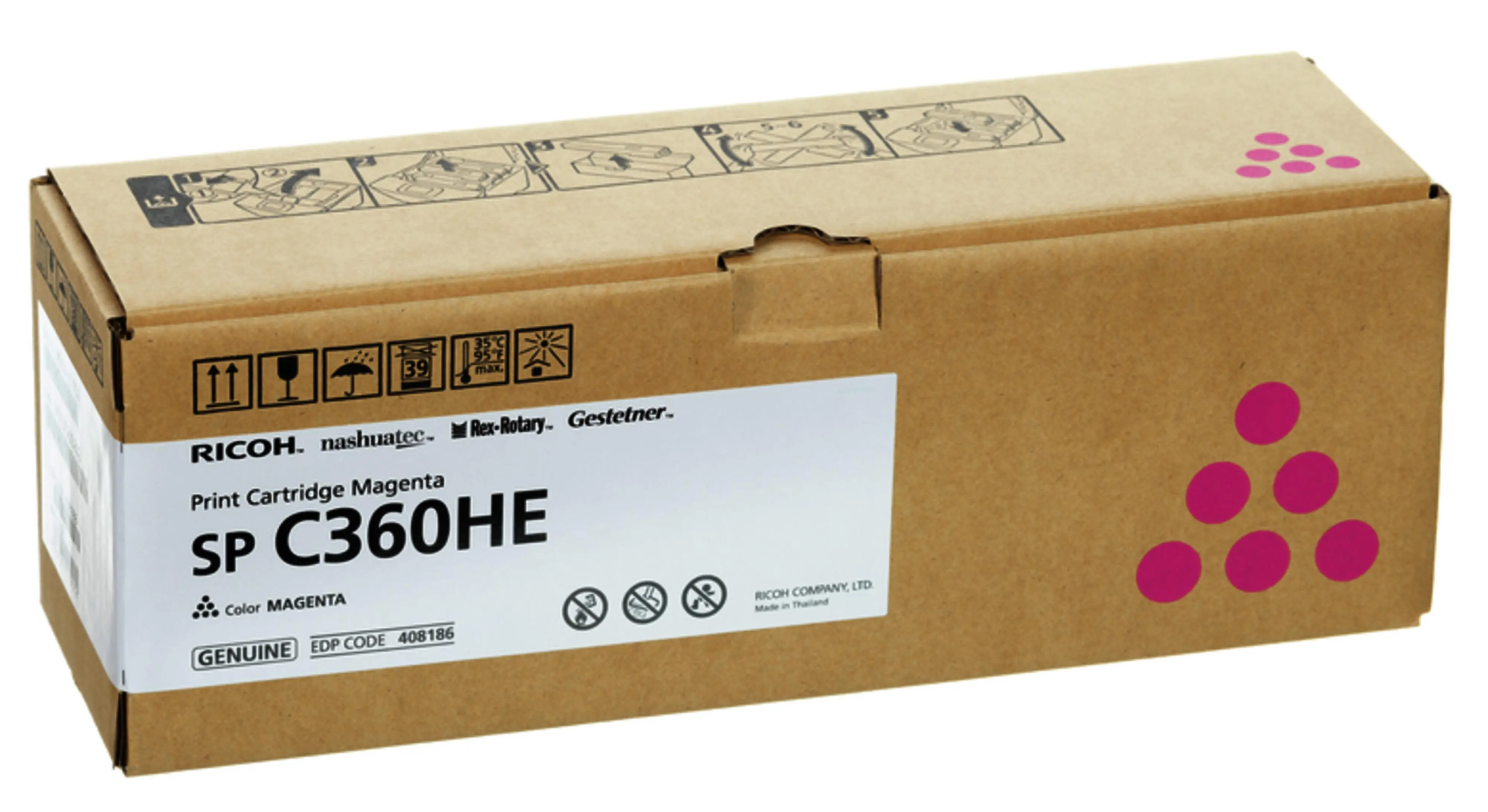 Тонер касета Ricoh SPC360HE, 5000 копия, Magenta - image 1