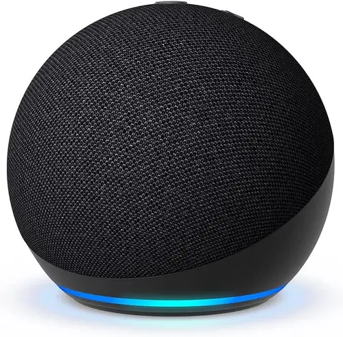Преносима смарт тонколона Amazon Echo Dot 5, Гласов асистент, Alexa, Черен