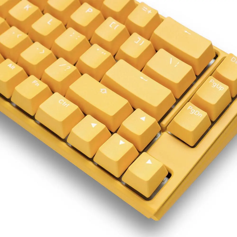 Геймърскa механична клавиатура Ducky One 3 Yellow SF 65, Cherry MX Clear суичове - image 3