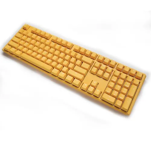 Геймърскa механична клавиатура Ducky One 3 Yellow Full-Size, Cherry MX Blue - image 2