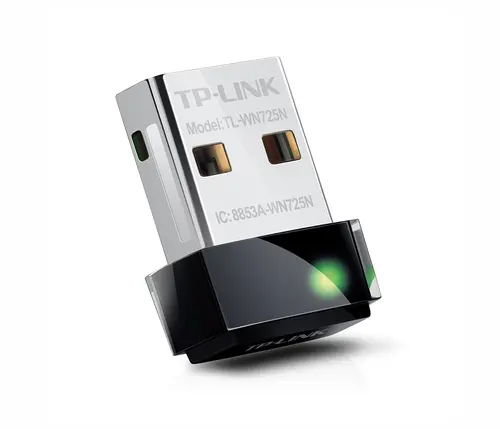 Νανο προσαρμογέας TP LINK TL-WN725N, USB, Realtek, 2.4Ghz, 802.11n/g/b - 2