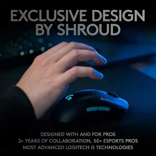 Геймърска мишка Logitech G Pro Shroud Edition, Wireless - image 1