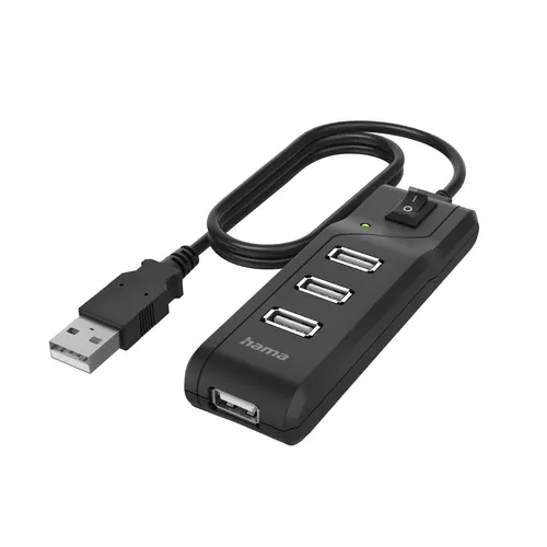Hub USB, 4 porturi, HAMA-200118 - 1
