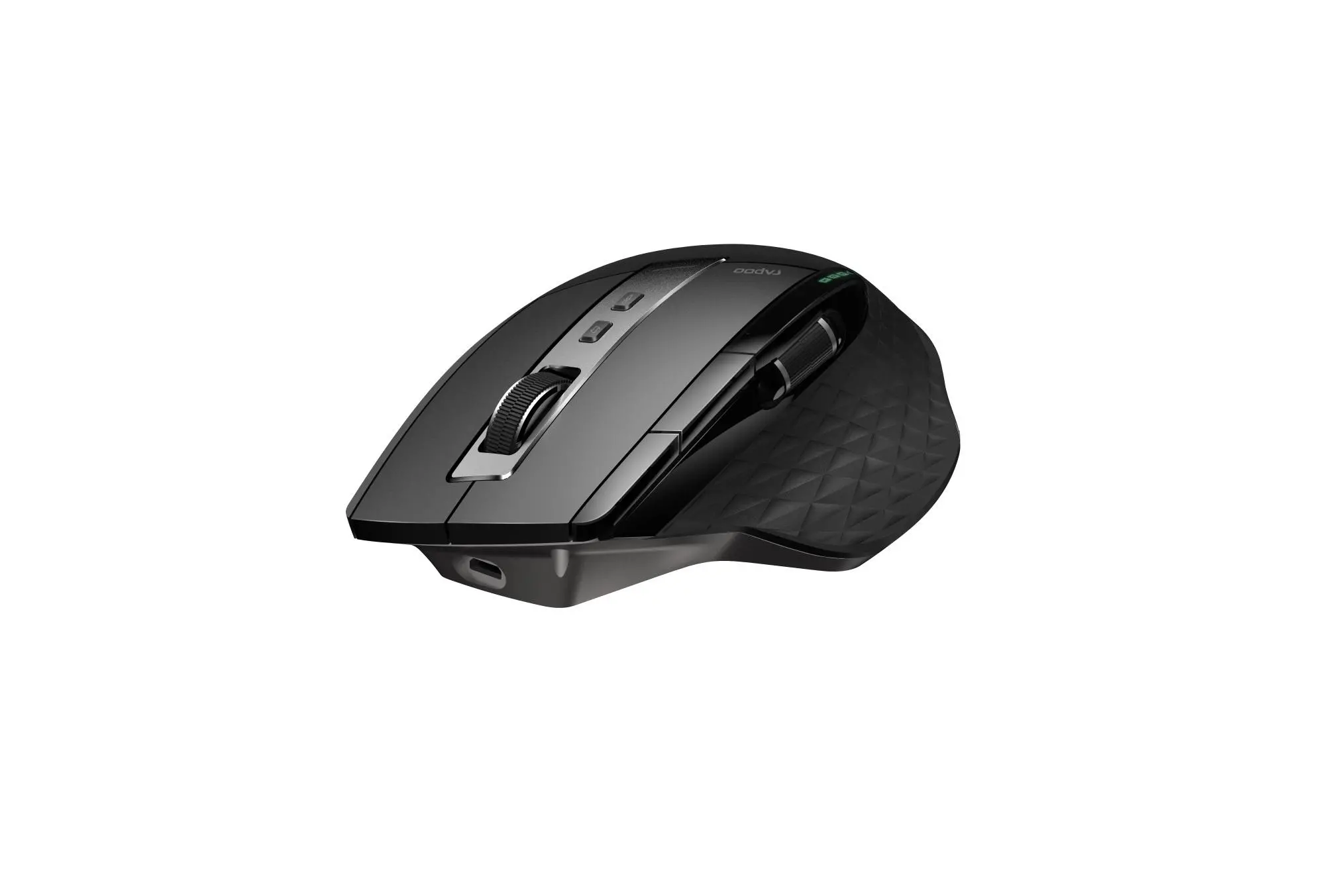 Mouse optic wireless RAPOO MT750S, Multi-mode, Bluetooth & 2.4Ghz, Negru, baterie LiIon - image 1