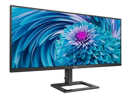 Монитор, Philips 346E2LAE, 34" VA WLED, 3440x1440@100Hz, 4ms GtG, 1ms MPRT, 300cd m/2, 3000:1, Mega Infinity DCR, Adaptive Sync, FlickerFree, Low Blue Light, 3Wx2, Tilt, Height Adjust, HDMI, DP, USB Hub - image 1