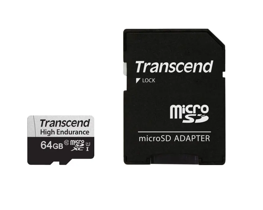 Κάρτα μνήμης, Transcend 64GB micro SD με αντάπτορα U1, High Endurance