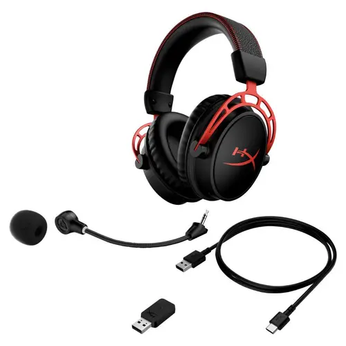 Геймърски слушалки HyperX Cloud Alpha Wireless, Черен/Червен - image 5