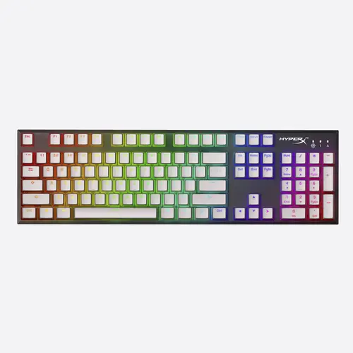 Капачки за механична клавиатура HyperX Pudding Double Shot PBT Keycap Set upgrade kit, Бели - image 3