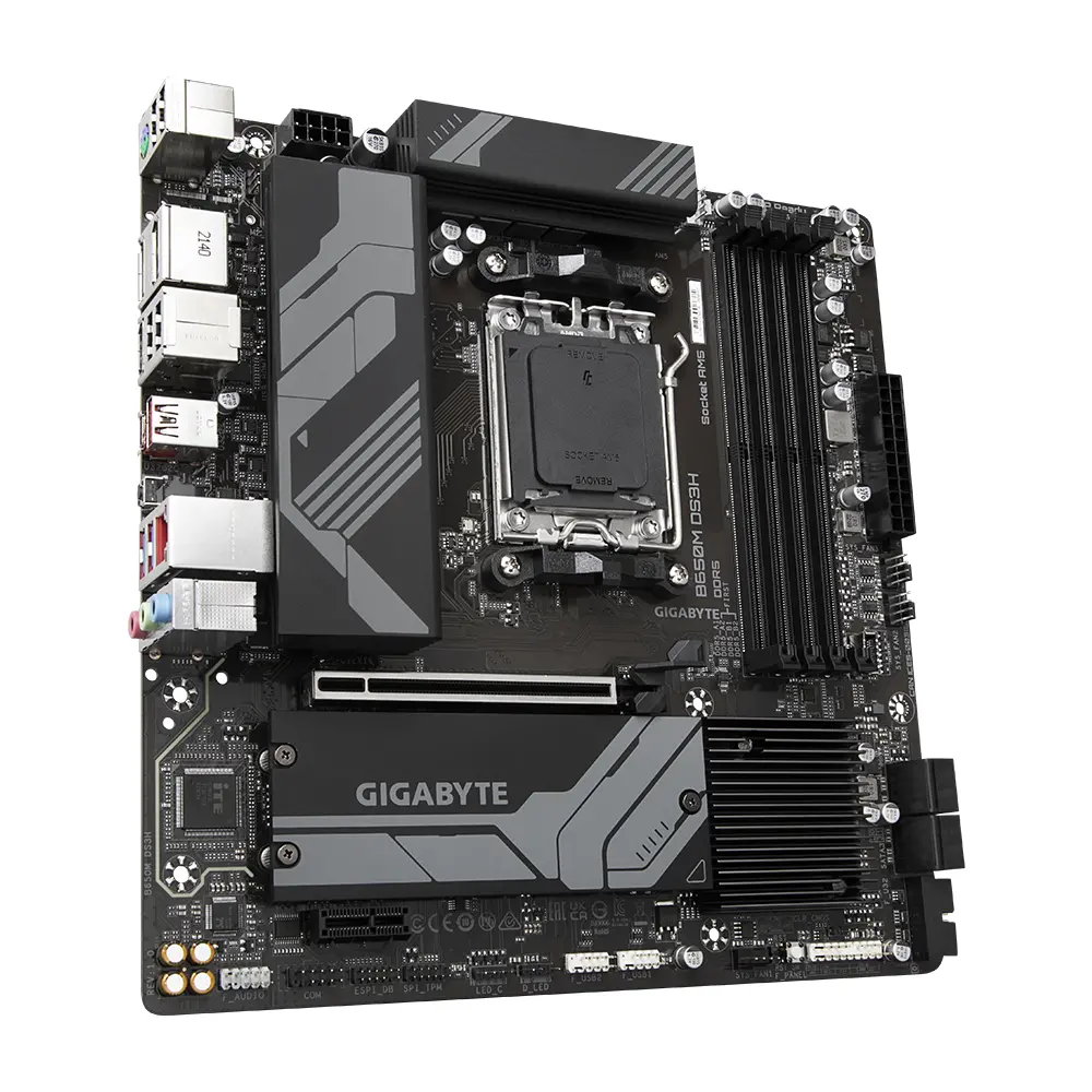 Дънна платка GIGABYTE B650M DS3H socket AM5, 4xDDR5 - image 2