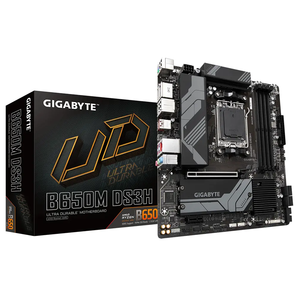 Дънна платка GIGABYTE B650M DS3H socket AM5, 4xDDR5 - image 4