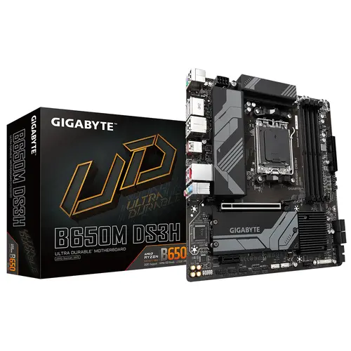 Дънна платка GIGABYTE B650M DS3H socket AM5, 4xDDR5 - image 4