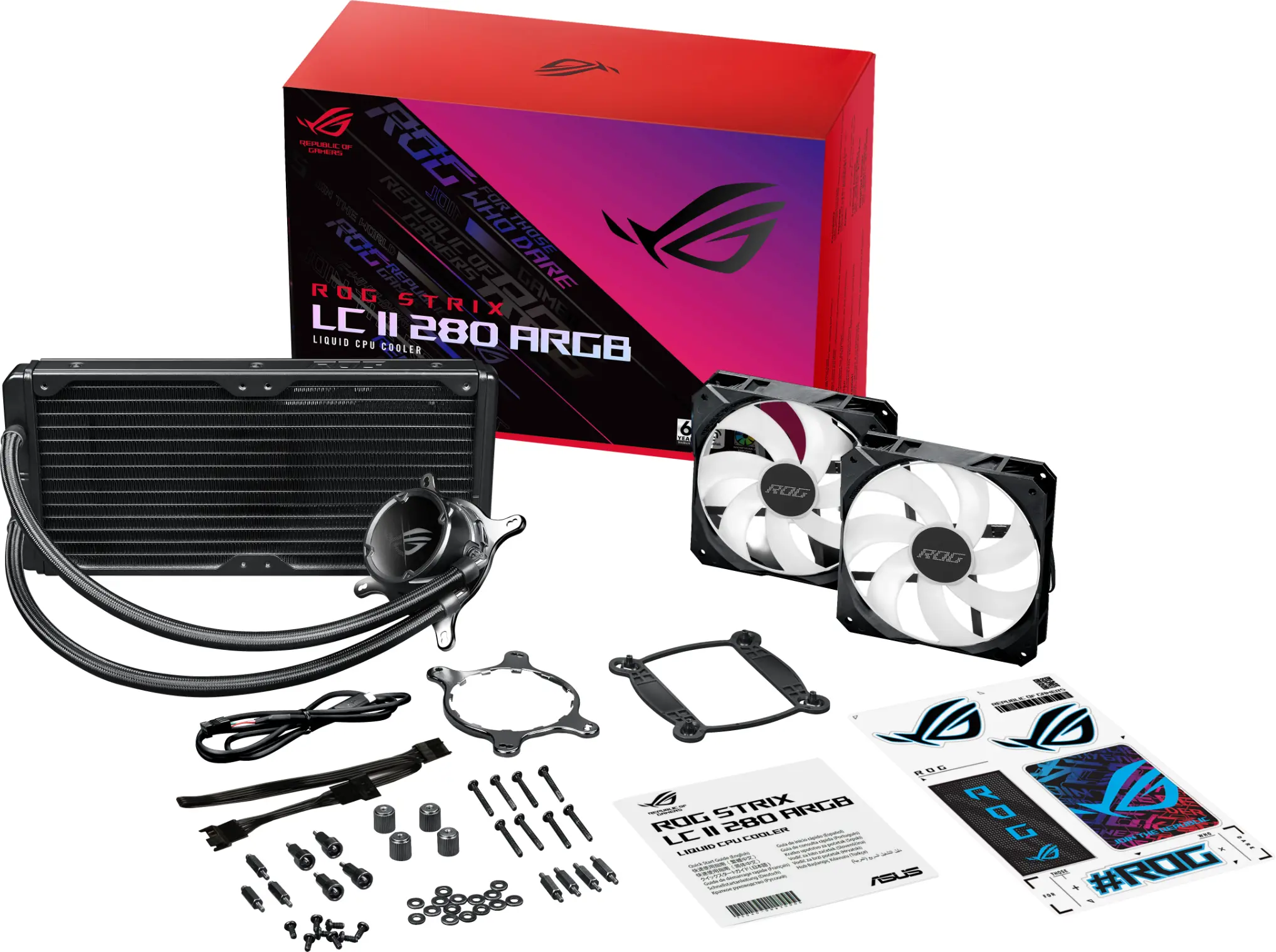 Охладител за процесор ASUS ROG STRIX LC II 280 ARGB, AIO - image 6