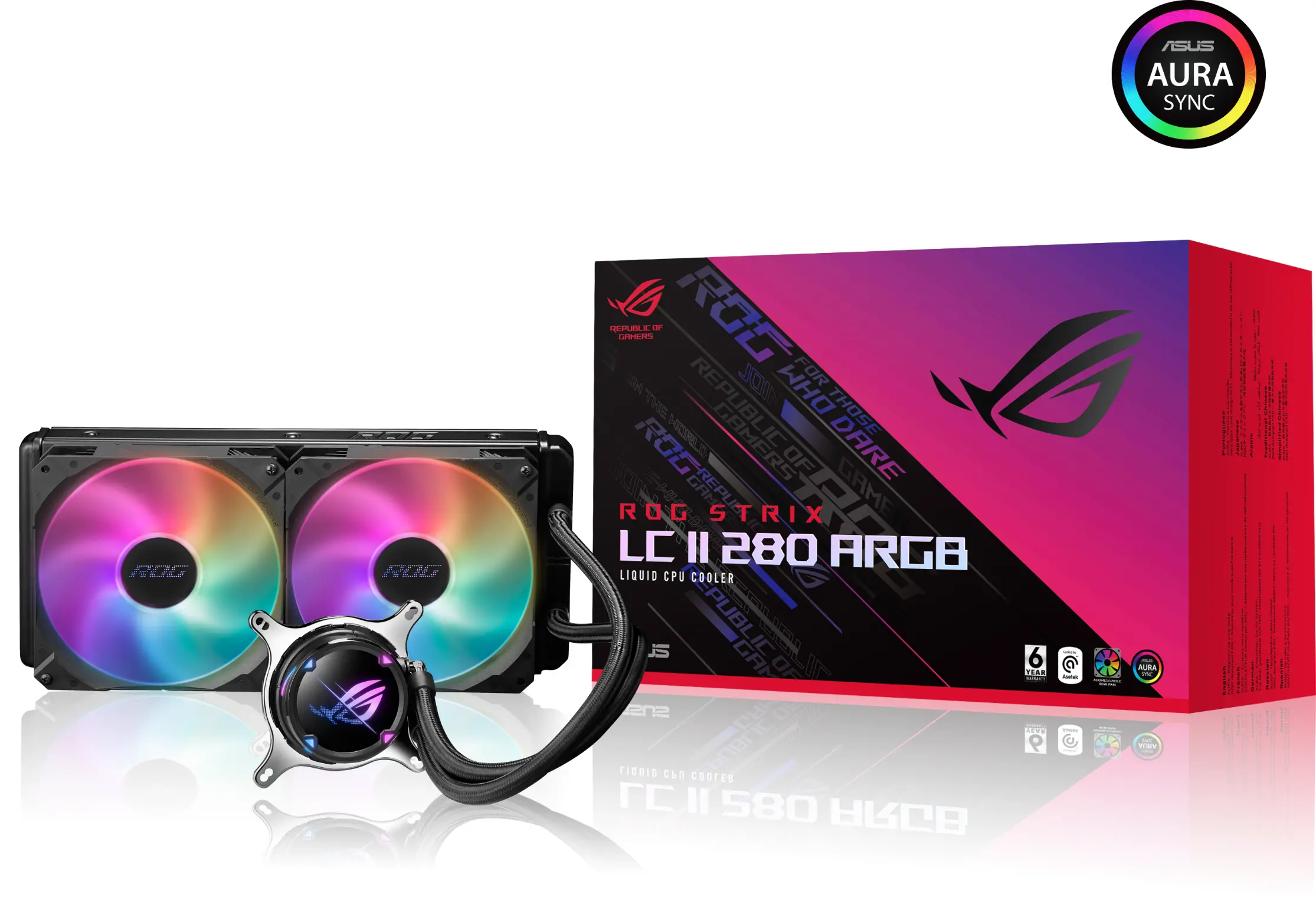 Охладител за процесор ASUS ROG STRIX LC II 280 ARGB, AIO - image 7