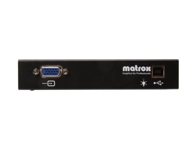 Външен мулти-дисплей адаптер Matrox D2G-A2D-IF за едновременна работа на 2 монитора с VGA вход - image 2