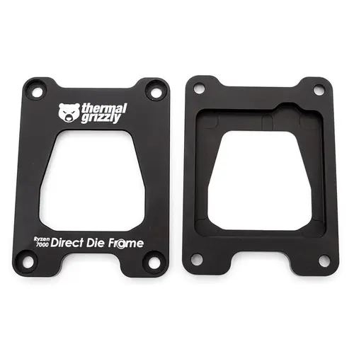 Монтажна рамка Thermal Grizzly Ryzen 7000 Direct Die Frame, Алуминий, Черен - image 1
