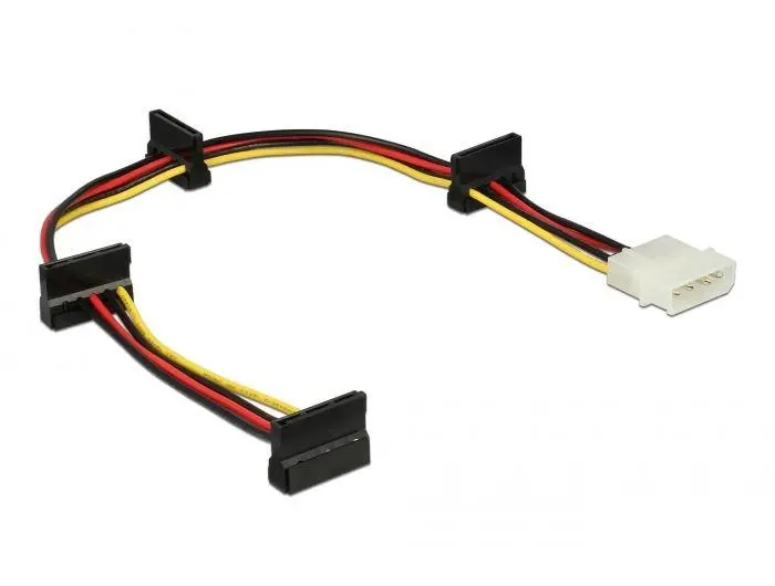 Кабел Power Molex 4 Pin > 4 x SATA 15 Pin, 40cm