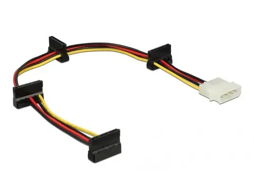 Кабел Power Molex 4 Pin > 4 x SATA 15 Pin, 40cm