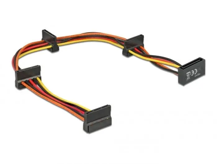 Кабел Delock Power SATA > 4 x SATA 15 Pin, 40cm