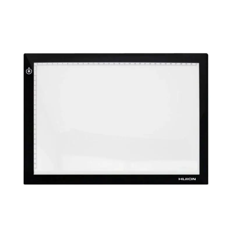 LED светеща подложка за рисуване HUION LED light pad L4S, USB, Черен