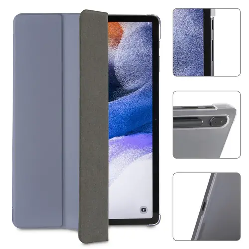 Husă pentru tabletă HAMA Fold Clear, Pentru Samsung Galaxy Tab S7 FE/S7+/S8+ 12.4", Loc pentru stylus (S-pen), 217136 - 9
