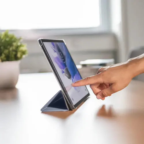 Husă pentru tabletă HAMA Fold Clear, Pentru Samsung Galaxy Tab S7 FE/S7+/S8+ 12.4", Loc pentru stylus (S-pen), 217136 - 10