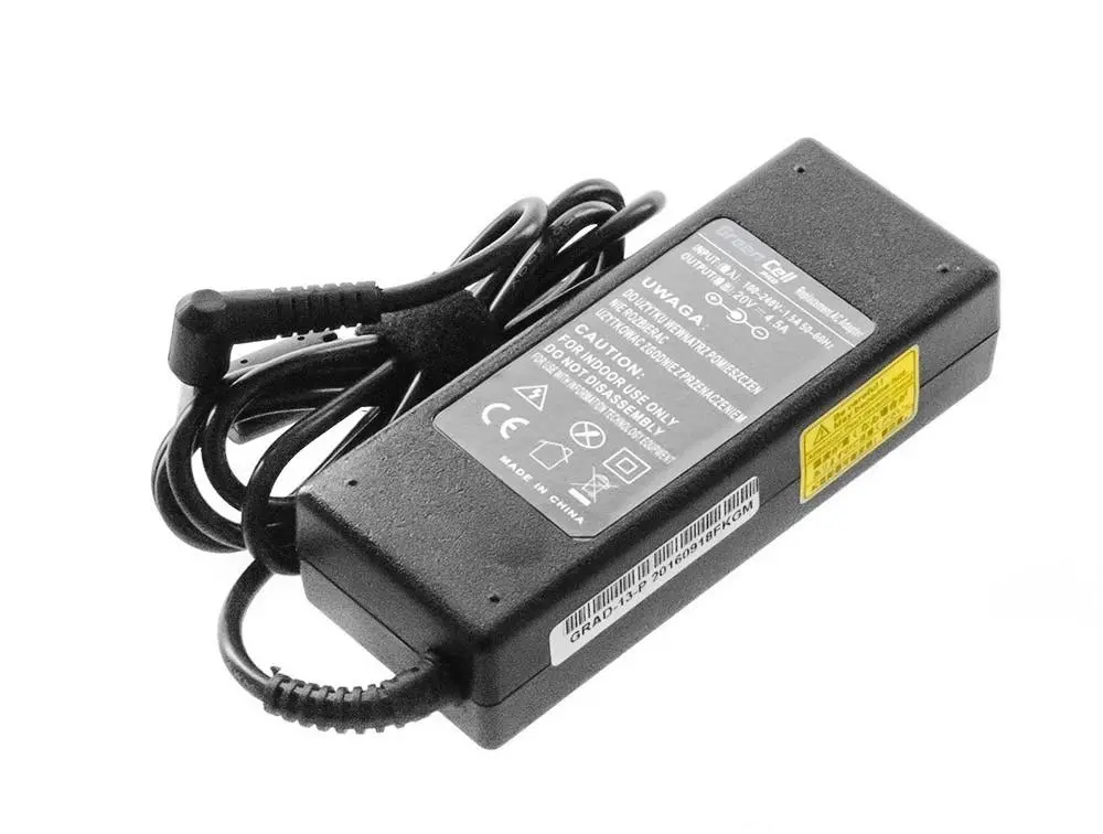 Alimentator pentru laptop GREEN CELL, Pentru TOSHIBA/ ASUS / Fujitsu, 20V, 4.5A, 5.5mm-2 - image 1
