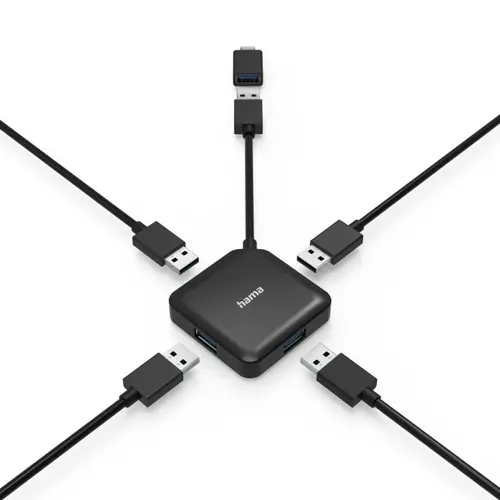 Hub USB-A, cu 4 porturi, HAMA-200116 - 2