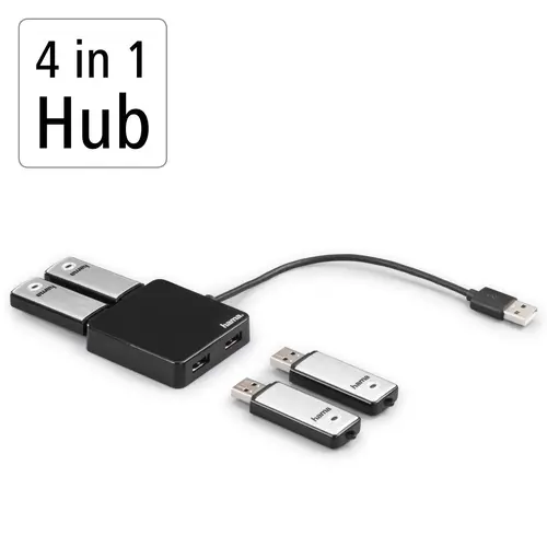 USB hub, 4 θυρών, HAMA-200121 - 4