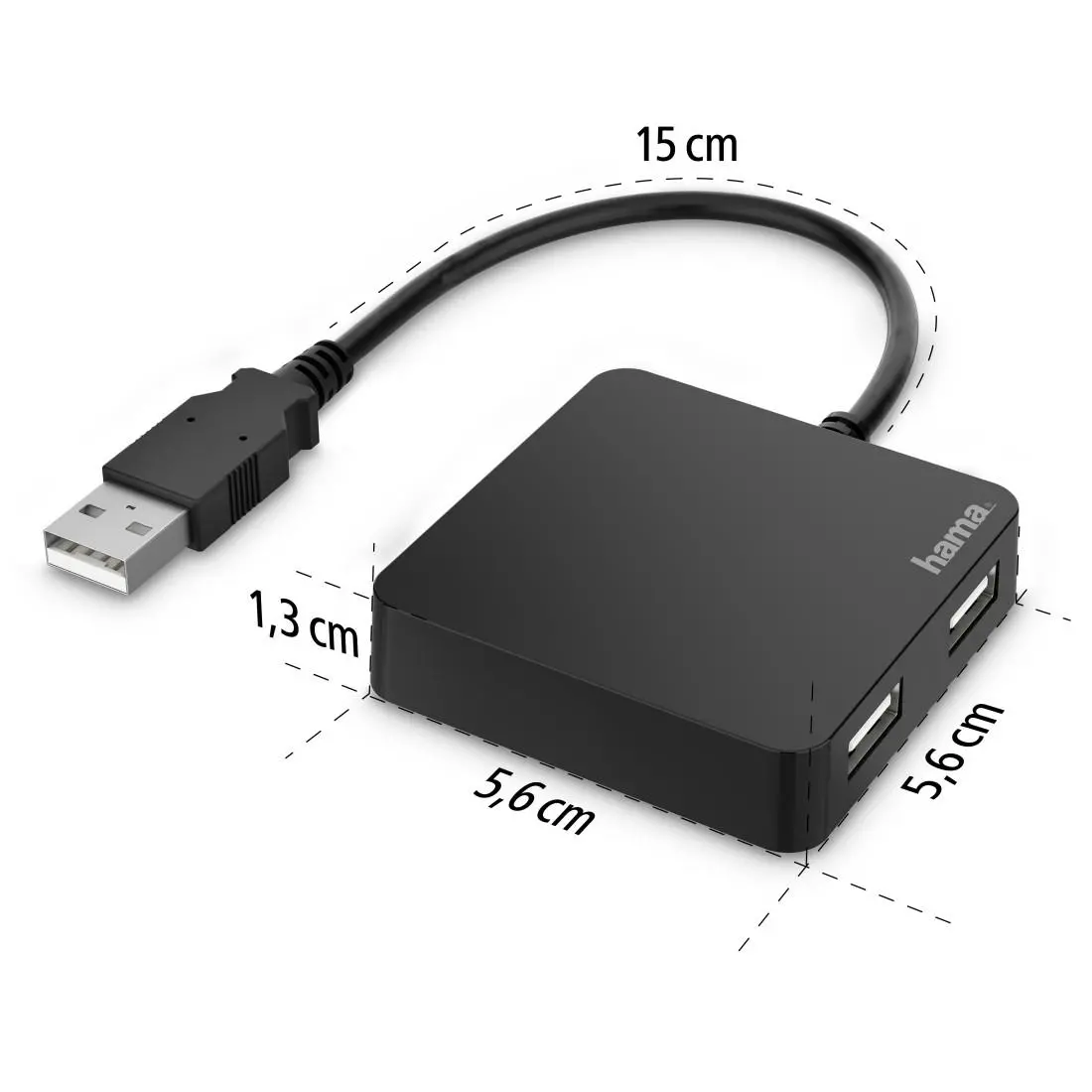 USB hub, 4 θυρών, HAMA-200121 - image 5