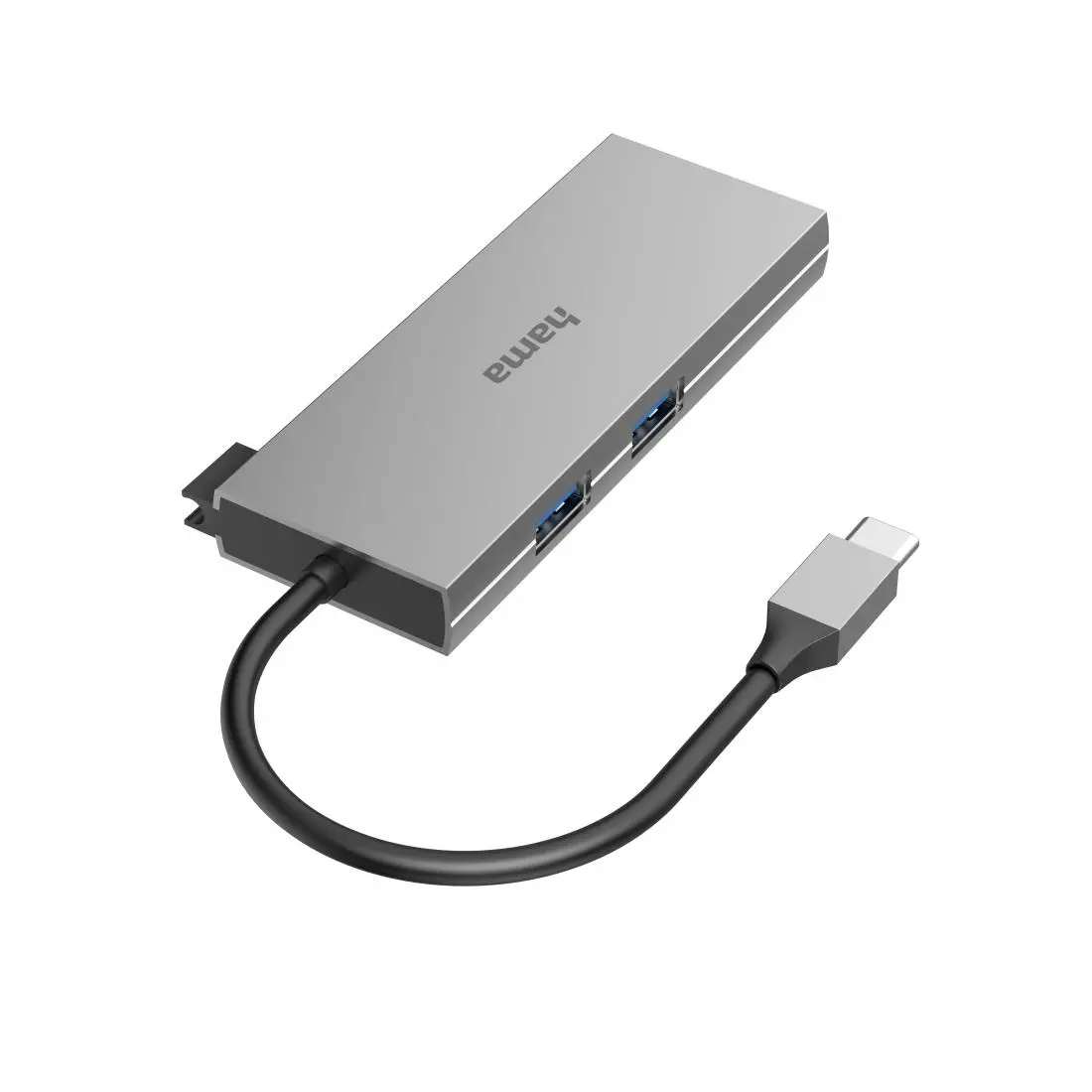 Hub cu 6 porturi USB-C, 2 x USB-A, USB-C, HDMI, SD, microSD