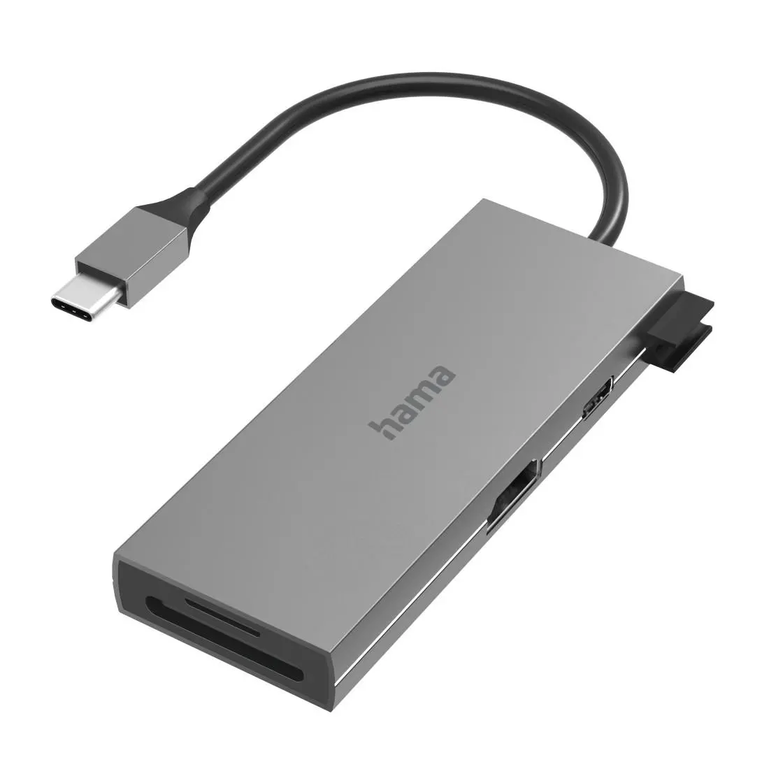 Hub 6 θυρών USB-C, 2 x USB-A, USB-C, HDMI, SD, microSD - image 1