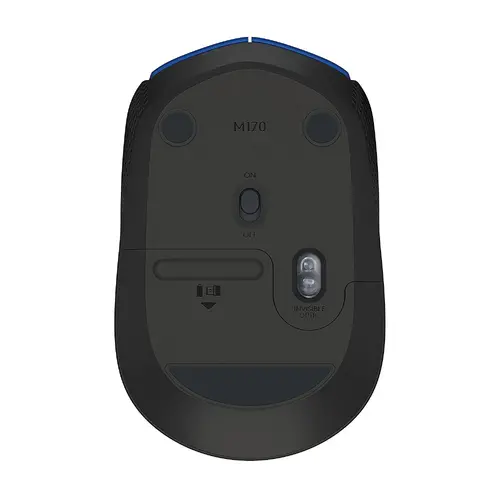 Безжична оптична мишка LOGITECH M171, Син, USB - image 3