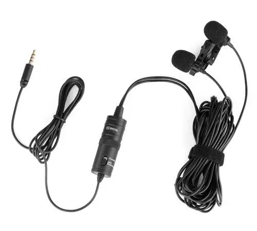 Микрофон брошка 2 броя BOYA BY-M1DM, 3.5mm жак - image 3