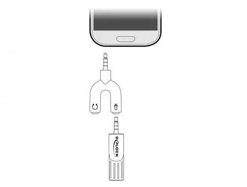Μικρόφωνο DeLock 65893, Για smartphone/tablet, 65893 - 5