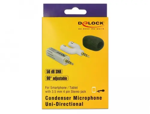 Микрофон DeLock 65893, За смартфон/таблет, 65893 - image 7