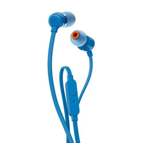 Слушалки JBL T110, In Ear, Син - image 2